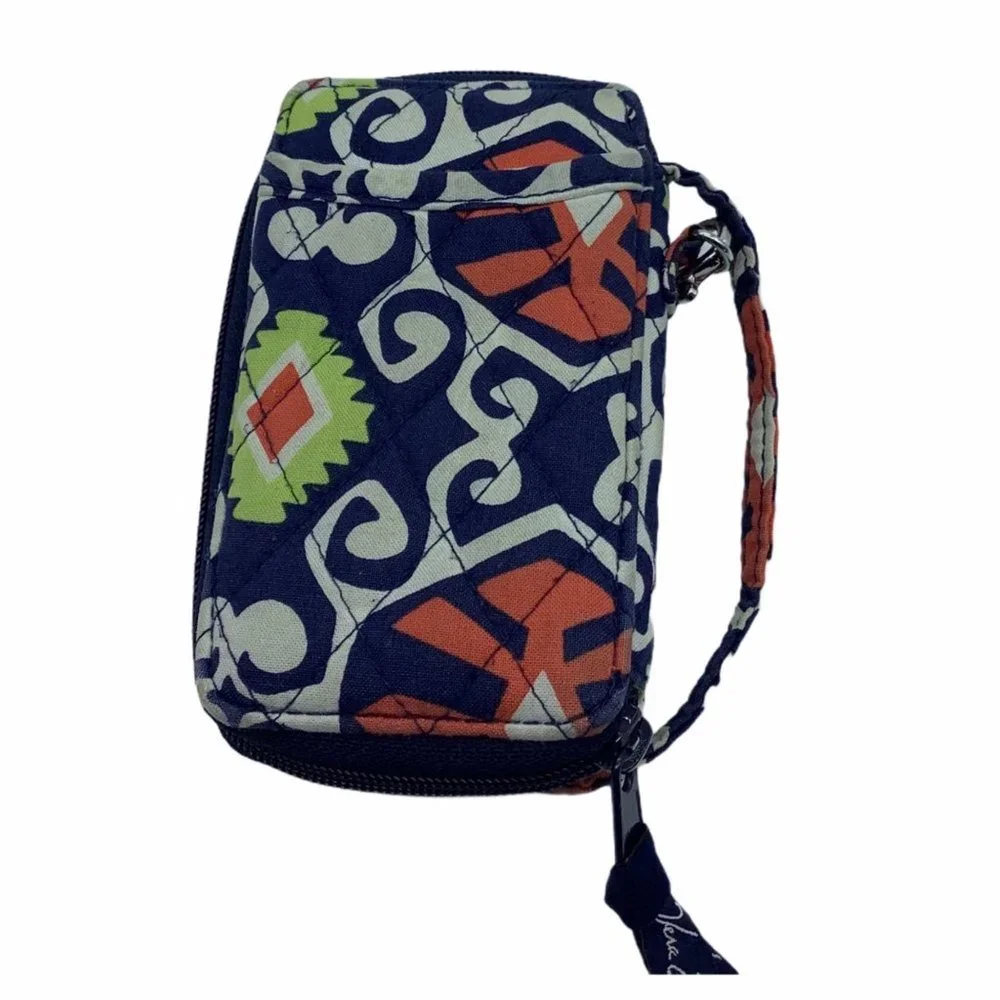 Vera Bradley All in One Wallet Wristlet Sun Valley Pattern 3.5